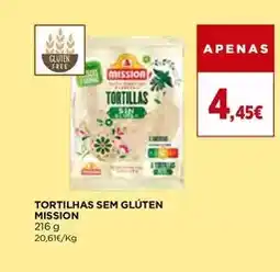 El Corte Inglés Mission - tortilhas sem gluten promoção