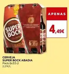 El Corte Inglés Super bock - cerveja abadia promoção