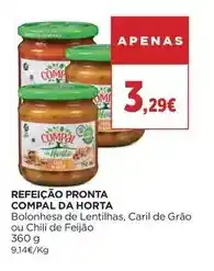 El Corte Inglés Compal da horta - refeiçao pronta promoção