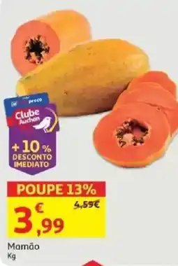 Auchan Mamão promoção