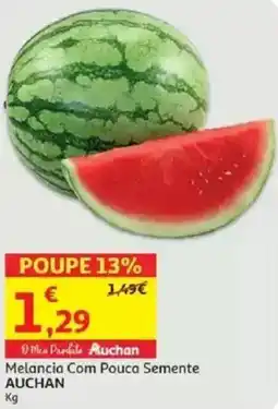 Auchan Melancia Com Pouca Semente AUCHAN promoção