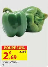 Auchan Pimento Verde promoção