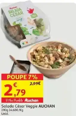Auchan Salada César Veggie AUCHAN promoção