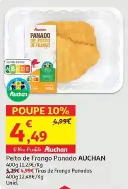 Auchan Peito de Frango Panado AUCHAN promoção