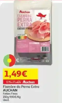Auchan Fiambre da Perna Extra AUCHAN promoção
