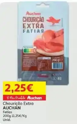 Auchan Chourição Extra AUCHÁN promoção