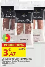 Auchan Chouriço de Carne DAMATTA promoção