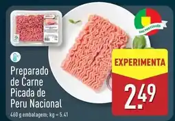 ALDI Picada - preparado de carne de peru nacional promoção