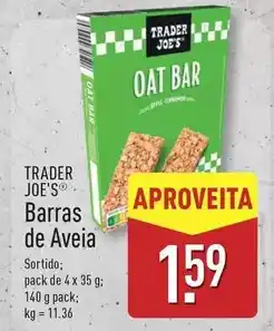 ALDI Barras de aveia promoção