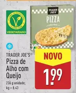 ALDI com - trader joe's pizza de alho com queijo promoção