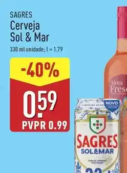ALDI Sagres - cerveja sol & mar promoção