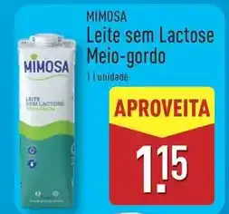 ALDI Mimosa - leite sem lactose meio-gordo promoção