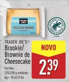 ALDI Nature - brookie/ brownie de cheesecake promoção