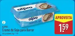 ALDI Alpro - creme de soja para barrar promoção