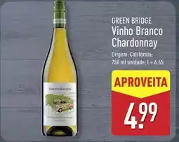 ALDI Vinho branco chardonnay promoção