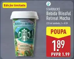 ALDI Starbucks - bebida blissful promoção