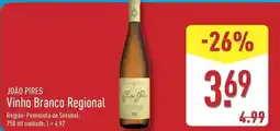 ALDI João pires - vinho branco regional promoção
