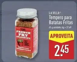 ALDI Villa - tempero para batatas fritas promoção