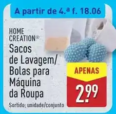 ALDI A+ - sacos de lavagem promoção