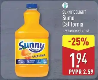 ALDI Sunny - delight sumo california promoção