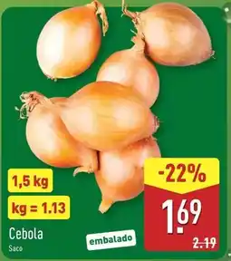 ALDI Cebola promoção