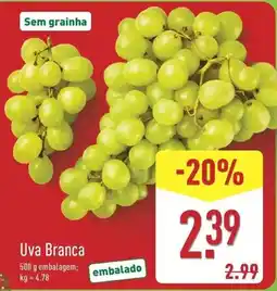 ALDI Uva branca promoção