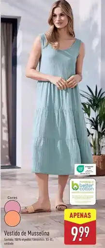 ALDI Mission - vestido de musseña promoção