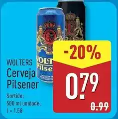 ALDI Cerveja pilsener promoção