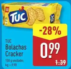 ALDI B! - tuc bolachas cracker promoção