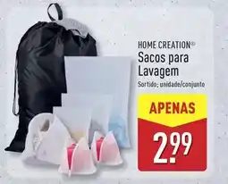 ALDI Home creation - sacos para lavagem promoção