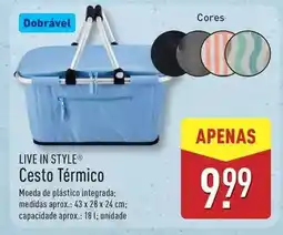 ALDI Cesto termico promoção
