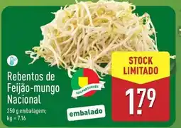 ALDI Nacional - rebentos de feijão-mungo promoção