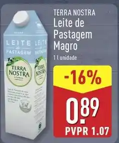 ALDI Terra nostra - leite de pastagem magro promoção