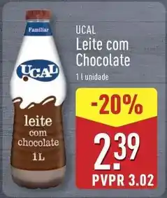 ALDI Ucal - leite com chocolate promoção