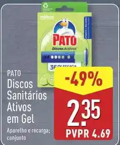 ALDI Pato - discos sanitarios ativos em gel promoção