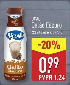 ALDI Ucal - galao escuro promoção
