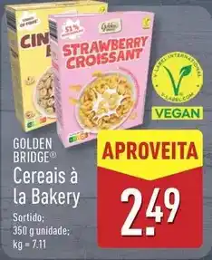 ALDI Golden bridge - cereais a la bakery promoção