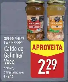 ALDI Caldo de galinha promoção