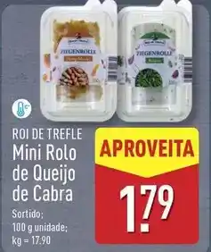 ALDI Mini - rolo de queijo de cabra promoção