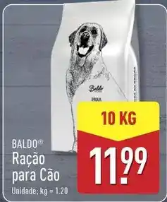 ALDI Ração para cão promoção