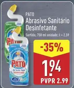 ALDI Pato - abrasivo sanitário desinfetante promoção