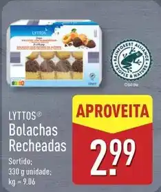 ALDI Lyttos - bolachas recheadas promoção