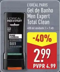 ALDI Xxl - gel de banho men expert total clean promoção