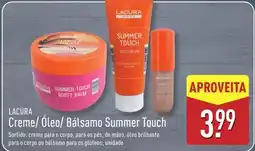 ALDI Lacura - creme/oleo/balamo summer touch promoção