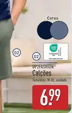 ALDI Up2fashion - calcoes promoção