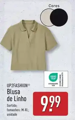 ALDI Up2fashion - blusa de linho promoção