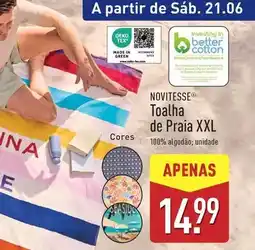 ALDI Mission - toalha de praia xxl promoção