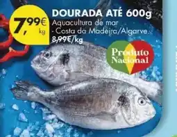 Pingo Doce Aquacultura - dourada até 600g promoção