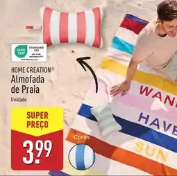 ALDI Home creation - almofada de praia promoção