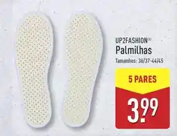 ALDI Up2fashion - palmilhas promoção